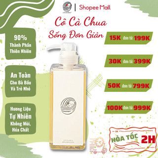Sữa Tắm Gội Hữu Cơ Rửa Mặt Rửa Tay 5 Trong 1 Cô Cà Chua Sống Đơn Giản 600ml An Toàn Thân Thiện Cho Da