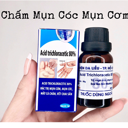 Tẩy mụn cơm, mụn cóc, vết chai sần, tẩy nốt ruồi viện da liễu 15ml