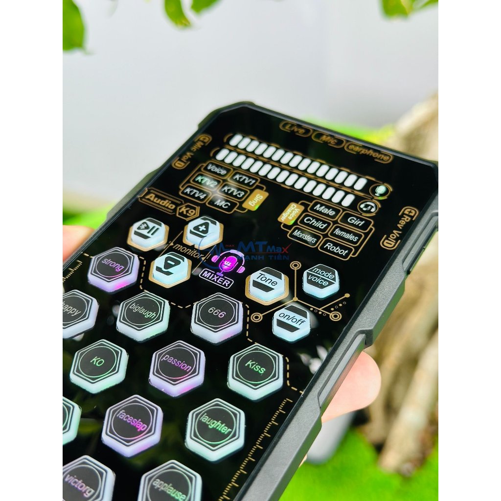 Sound Card K9 Chuyên Livestream Bản Cập Nhật 2024 - Siêu Phẩm Hỗ Trợ Phát Livestream, Thu Âm Karaoke Ca Hát Tặng Kèm Mic