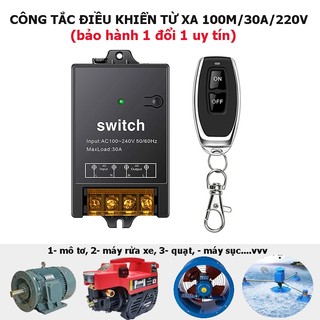 Bộ công tắc điều khiển từ xa rf công suất lớn 100m/3000W/220V [MẪU MỚI 2021 ] DHDT