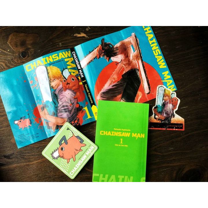Đồ Sưu Tập - Chainsaw  Man Tập 1 Nguyên Seal Đủ Quà Tặng