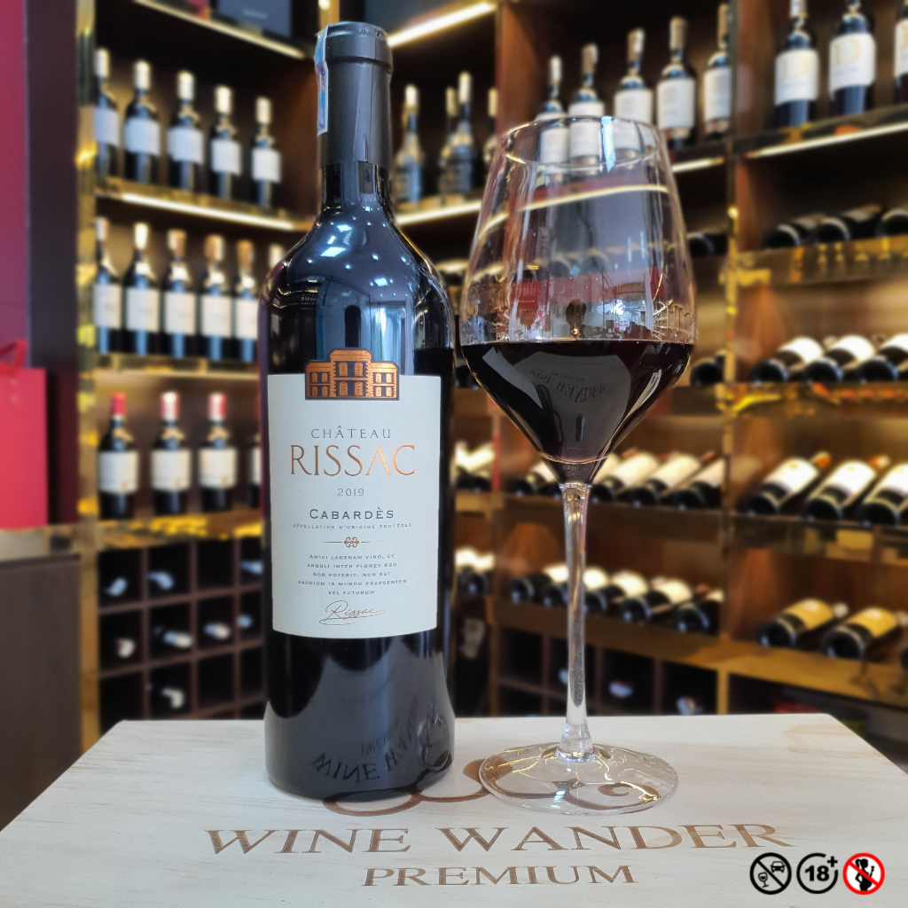 Rượu Vang Đỏ Red Wine Rượu Vang Pháp Château Rissac Cabardes 15% 750ml - Wine Wander