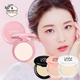 Phấn phủ dạng bột Lameila tạo lớp da mịn màng bảo vệ da khỏi ánh nắng mặt trời, Phấn phủ kiềm dầu lâu trôi