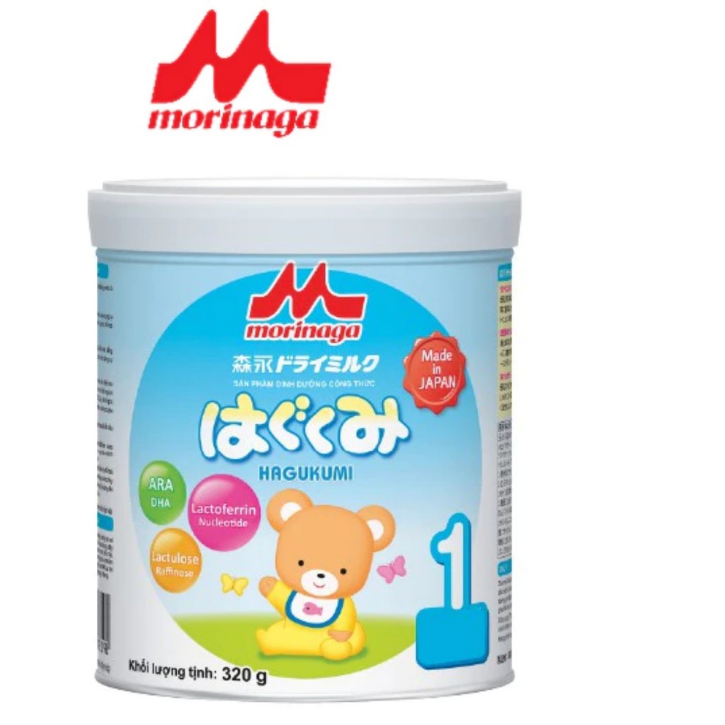 ( Chính hãng ) Sữa Morinaga Hagukumi Số 1 Nhật Bản 850g/ hộp tăng đề kháng tốt, tiêu hóa khỏe