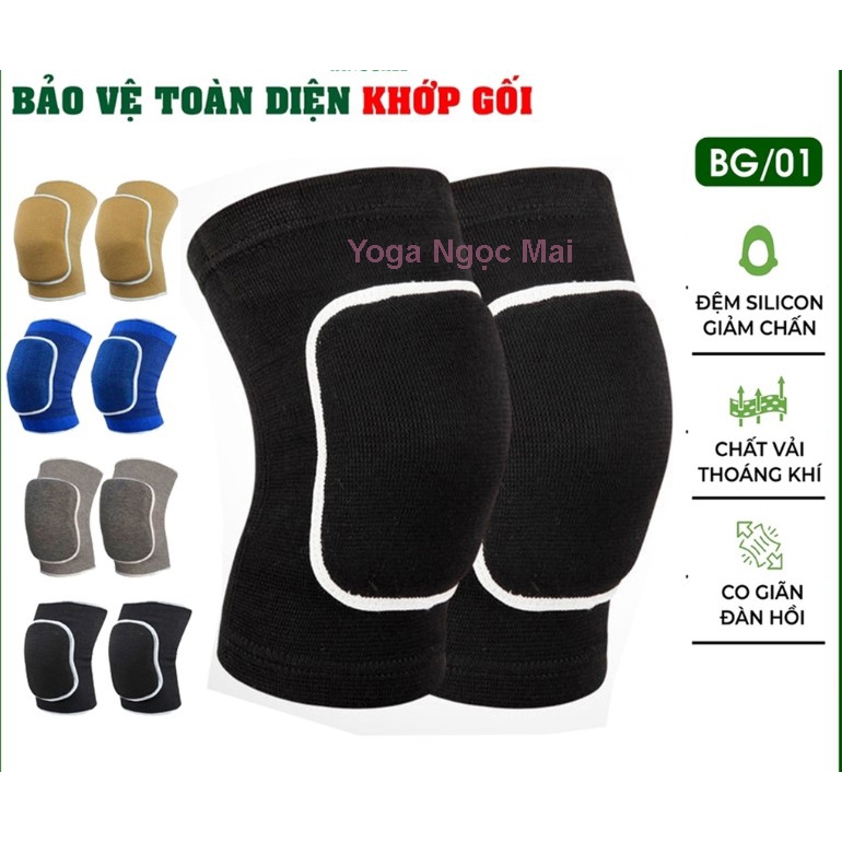 BẢO VỆ KHỚP GỐI CHÍNH HÃNG AOLIKE - Sợi vải đan 3D cao cấp, đệm Silicon êm ái - Yoga & Gym
