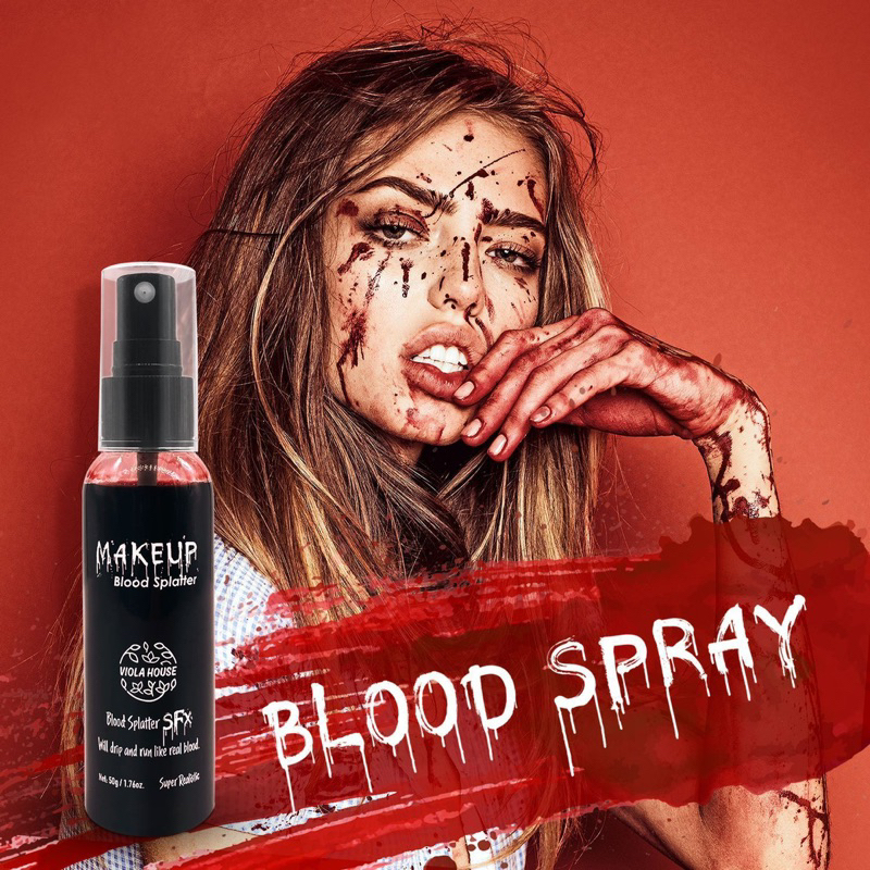 Máu giả hoá trang Halloween kinh dị chai 50ml