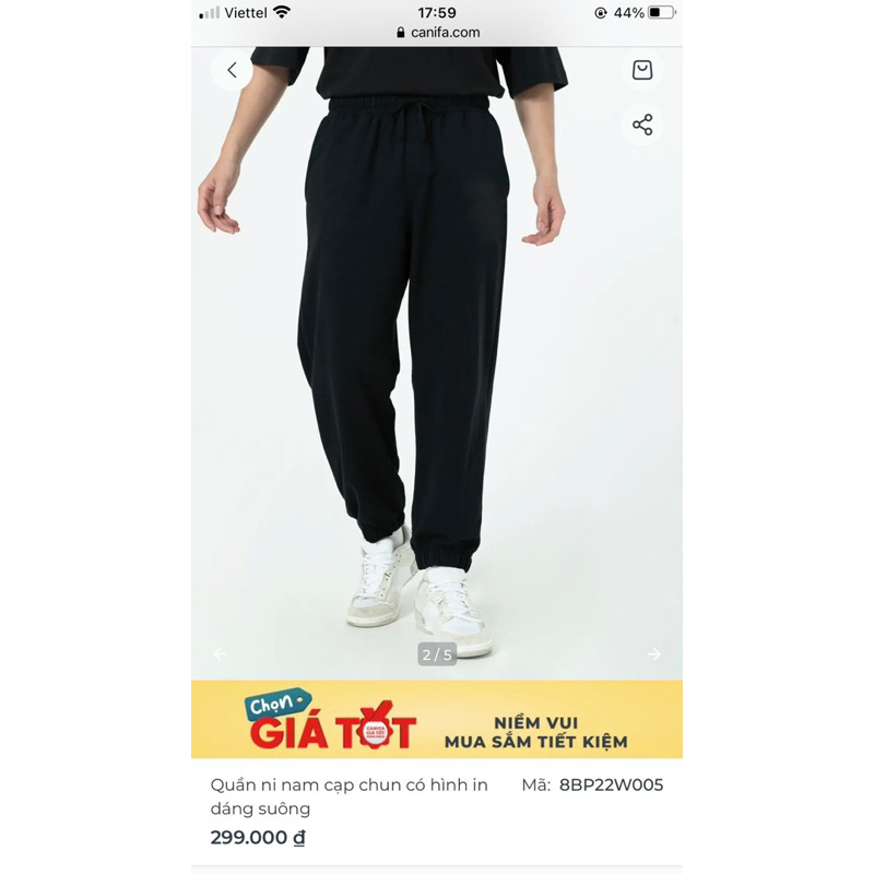 Quần jogger cani-fa