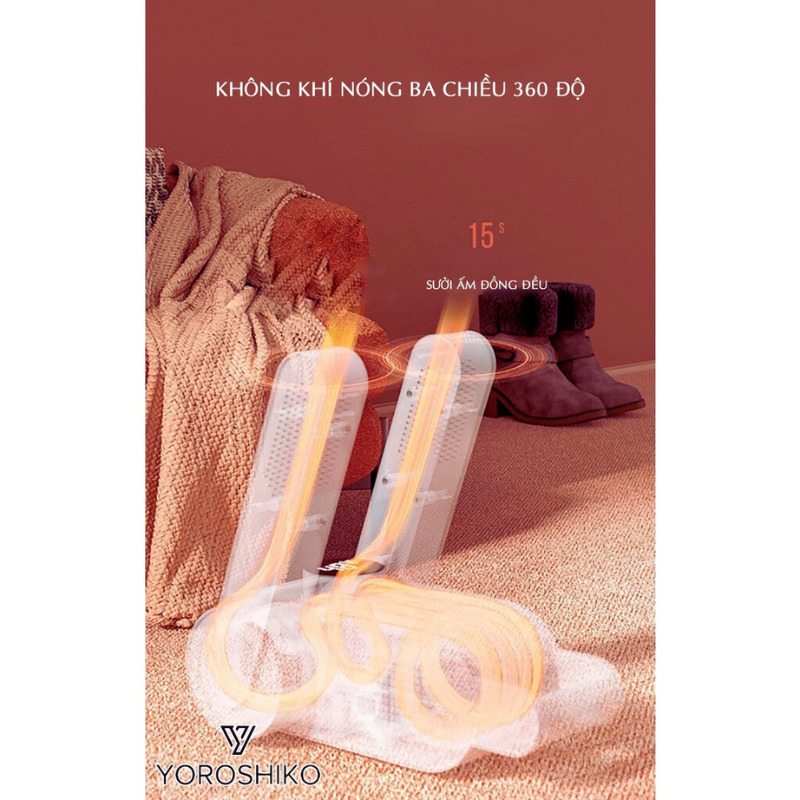 Máy sấy giày đa năng khử trùng thông minh bằng tia cực tím ,khử mùi giày tất, găng tay cao cấp ( bảo hành 12 tháng ] -VH