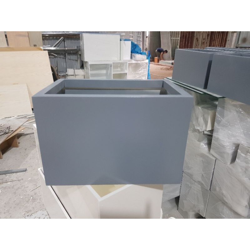 Chậu trồng cây composite chất lượng 30x30x30 10 năm không hỏng