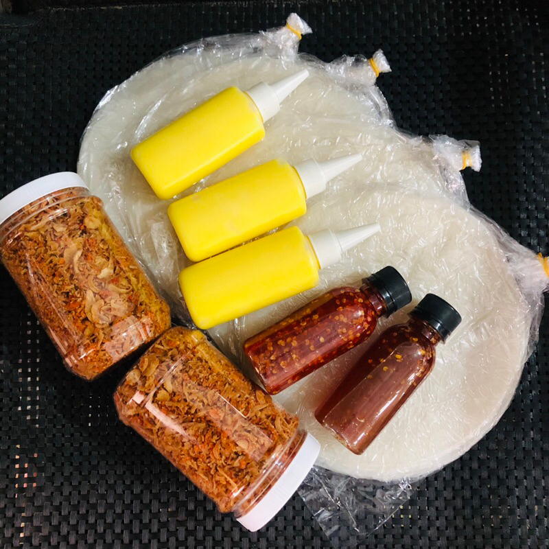 SIÊU COMBO Bánh Tráng Phơi Sương mix muối hành phi ruốc, bơ TẶNG 2 chai sốt cay
