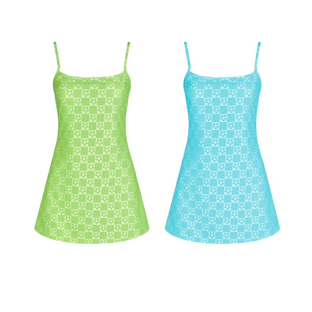Đầm Hai Dây Ngắn Freckles Studios Dáng Chữ A Lưng Thun (2 Màu) - Tornado Dress