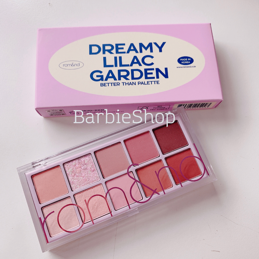 Bảng Phấn Mắt 10 Ô Romand Better Than Eye Palette   Màu mắt ROMAND
