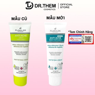 Kem Dưỡng Floslek Anti Acne Mattifying Cream 40ml - Kiểm Soát Dầu Mụn và Điều Tiết Nhờn- Dr Thêm
