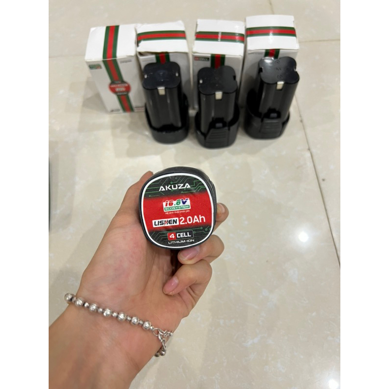 Pin 4 Cell Lắp Cho Máy khoan cầm tay 16,8v,18V PINGNENG- AKUZA- MACAN