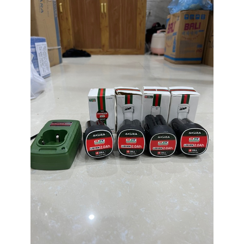 Pin 4 Cell Lắp Cho Máy khoan cầm tay 16,8v,18V PINGNENG- AKUZA- MACAN