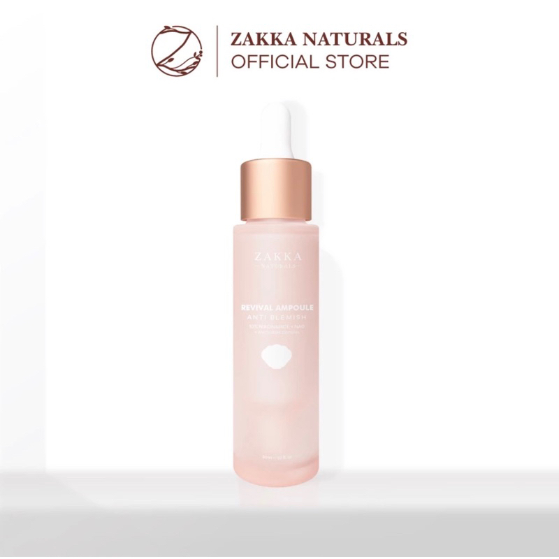 Tinh chất (Serum) B3 Zakka Naturals Revival Ampoule Anti Blemish 10% Niacinamide + NAG 30ml