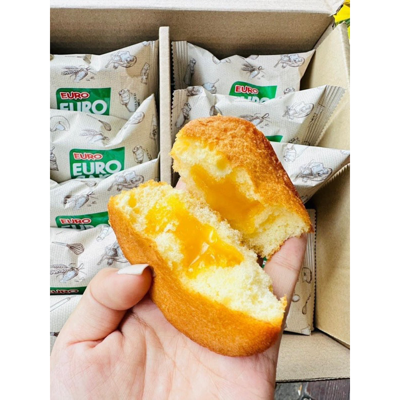 Bánh Trứng Euro Cake Thái Lan Hộp 10 Cái x 30gram