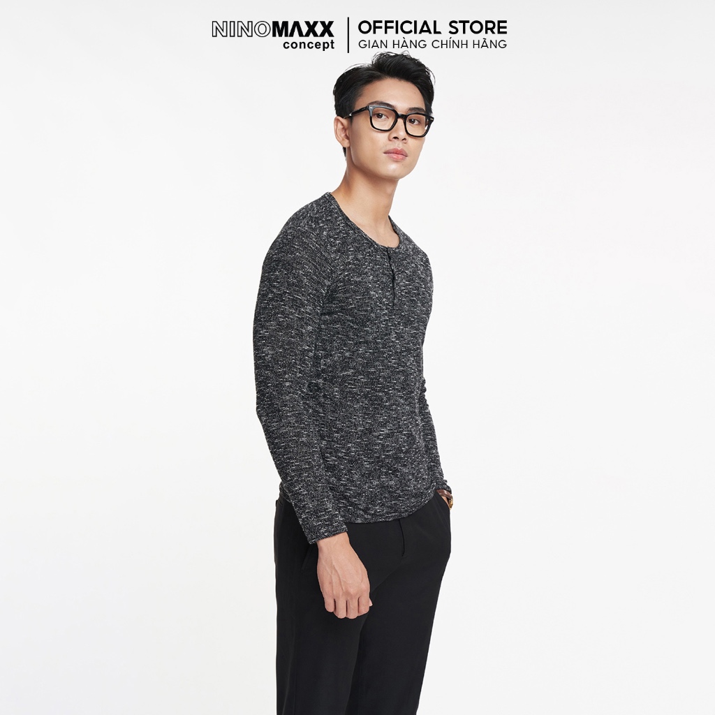 N&M Áo sweater nam tay dài chất poly 1908033