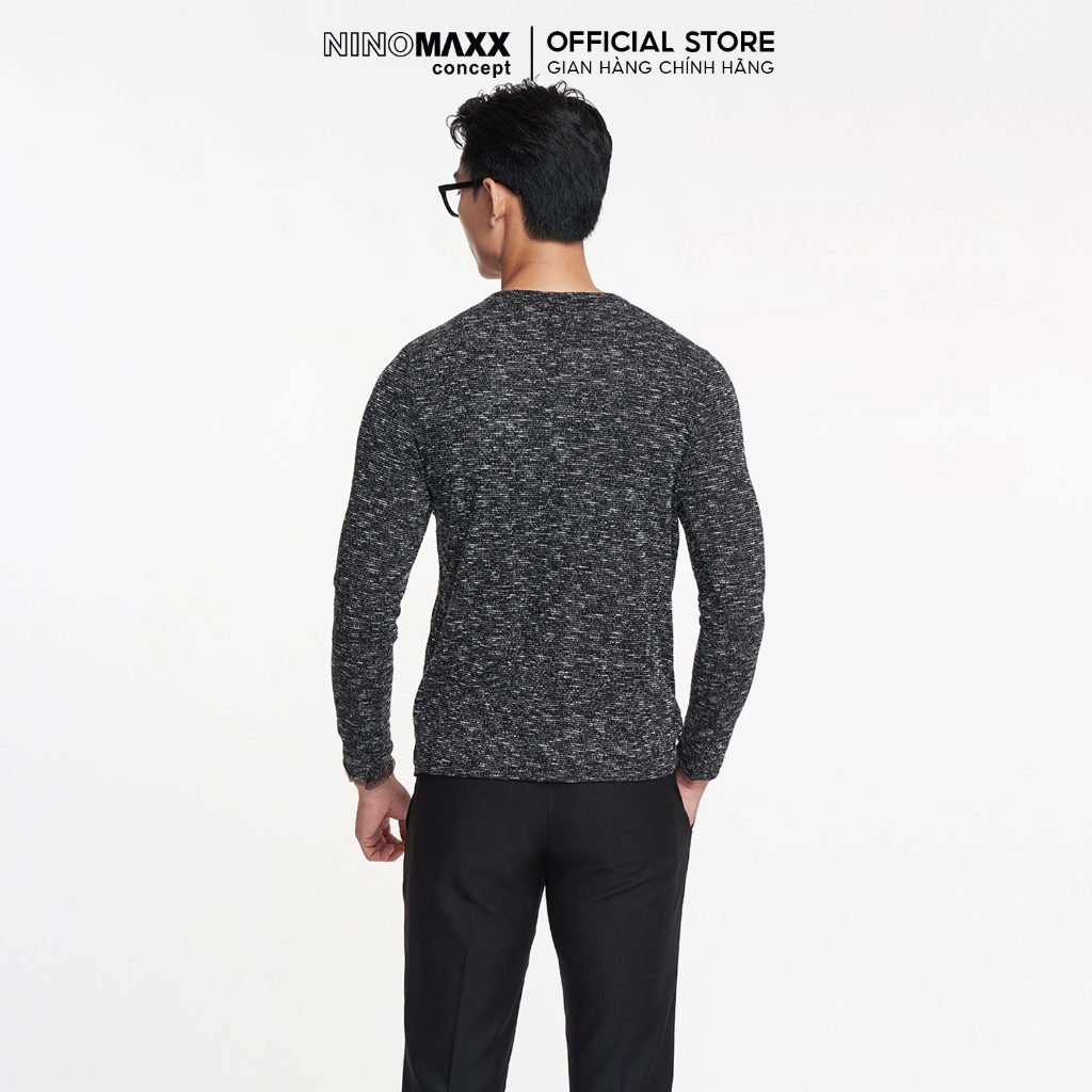 N&M Áo sweater nam tay dài chất poly 1908033