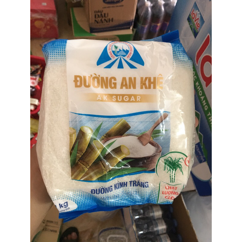 Túi Đường Trắng/Vàng 1KG Biên Hòa / An Khê Chất Lượng Cao