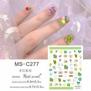 Sticker & Decal dán móng tay hình hoa eb