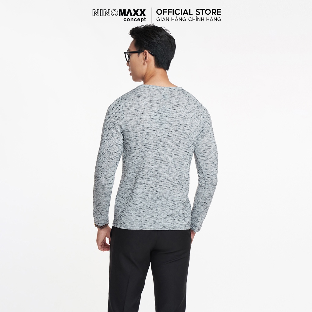 N&M Áo sweater nam tay dài chất poly 1908033