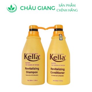 Dầu gội, Dầu xả Kella phục hồi tóc hư tổn 500ml