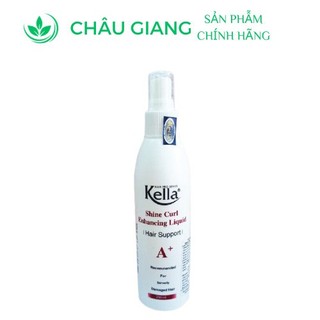 Xịt dưỡng tóc uốn xoăn kella shine curl 200ml