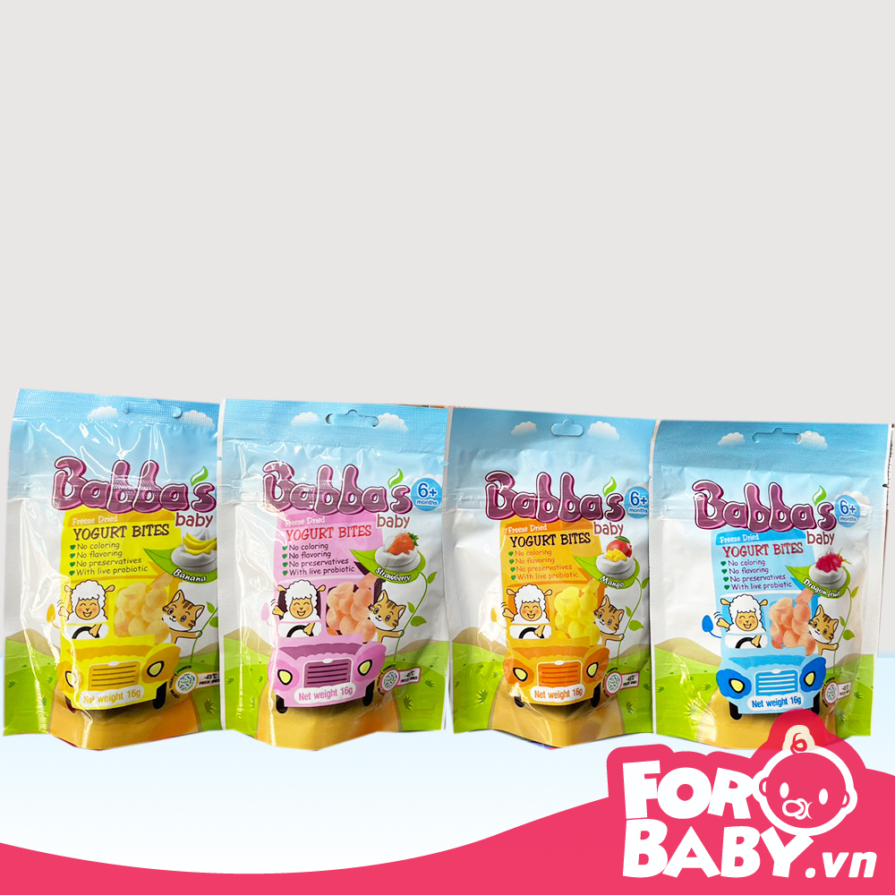 SỮA CHUA SẤY LẠNH BABBA'S BABY CHO BÉ