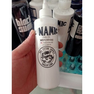 Mực xăm Dynamic trắng 8oz
