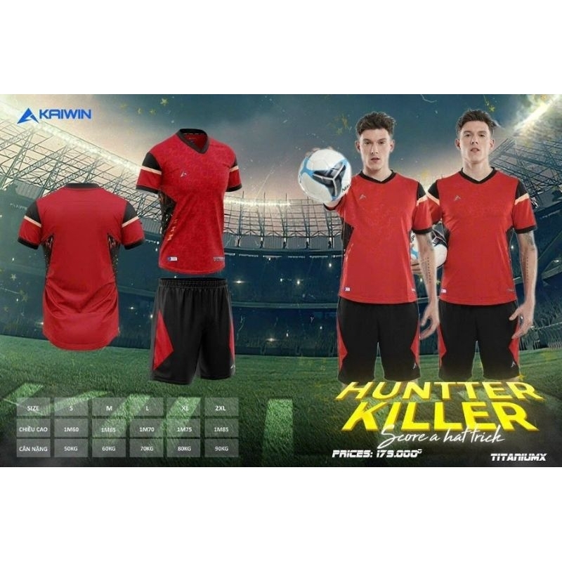 BỘ QUẦN ÁO BÓNG ĐÁ KAIWIN HUNTTER KILLER