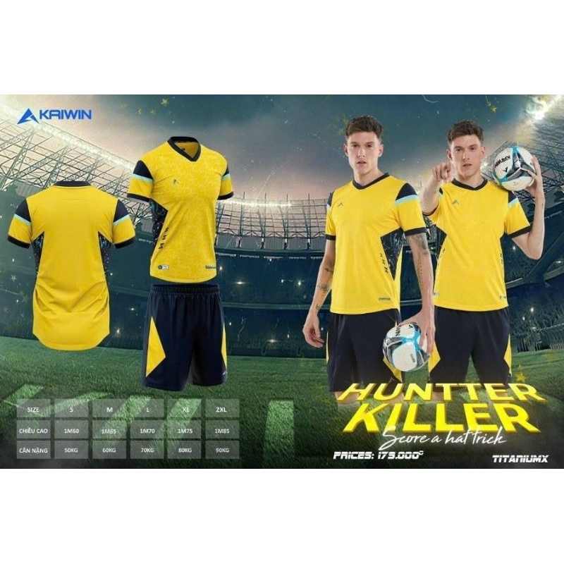 BỘ QUẦN ÁO BÓNG ĐÁ KAIWIN HUNTTER KILLER