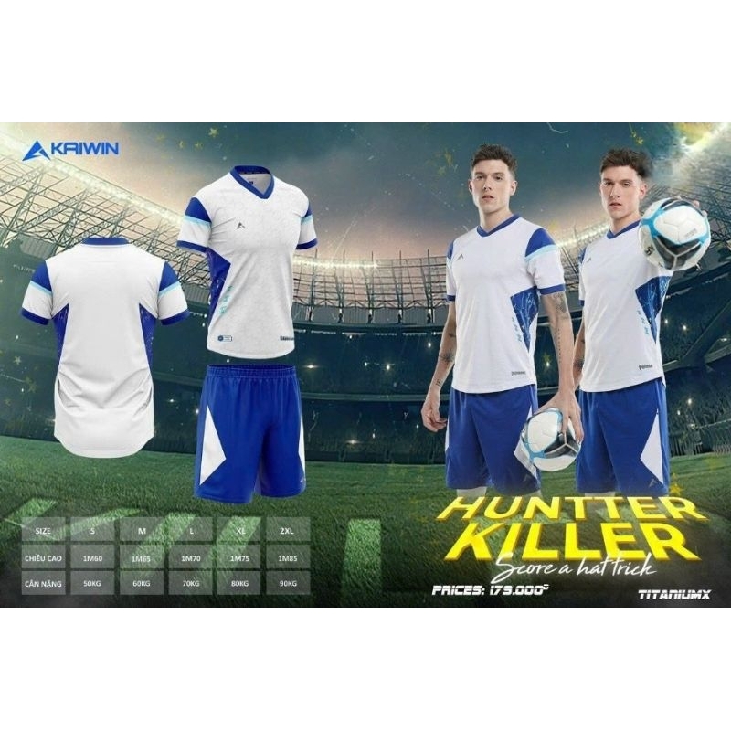 BỘ QUẦN ÁO BÓNG ĐÁ KAIWIN HUNTTER KILLER
