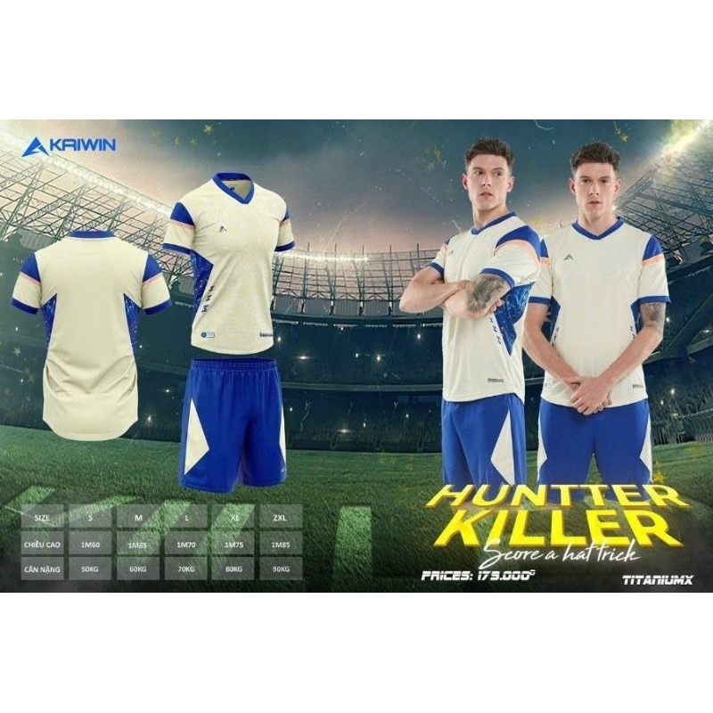BỘ QUẦN ÁO BÓNG ĐÁ KAIWIN HUNTTER KILLER