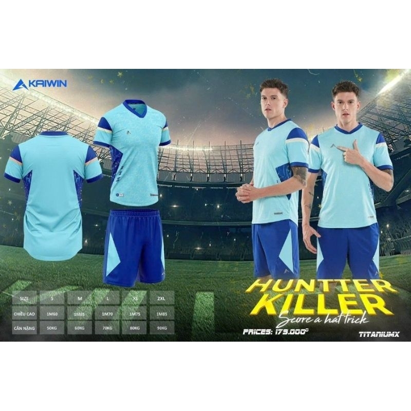 BỘ QUẦN ÁO BÓNG ĐÁ KAIWIN HUNTTER KILLER