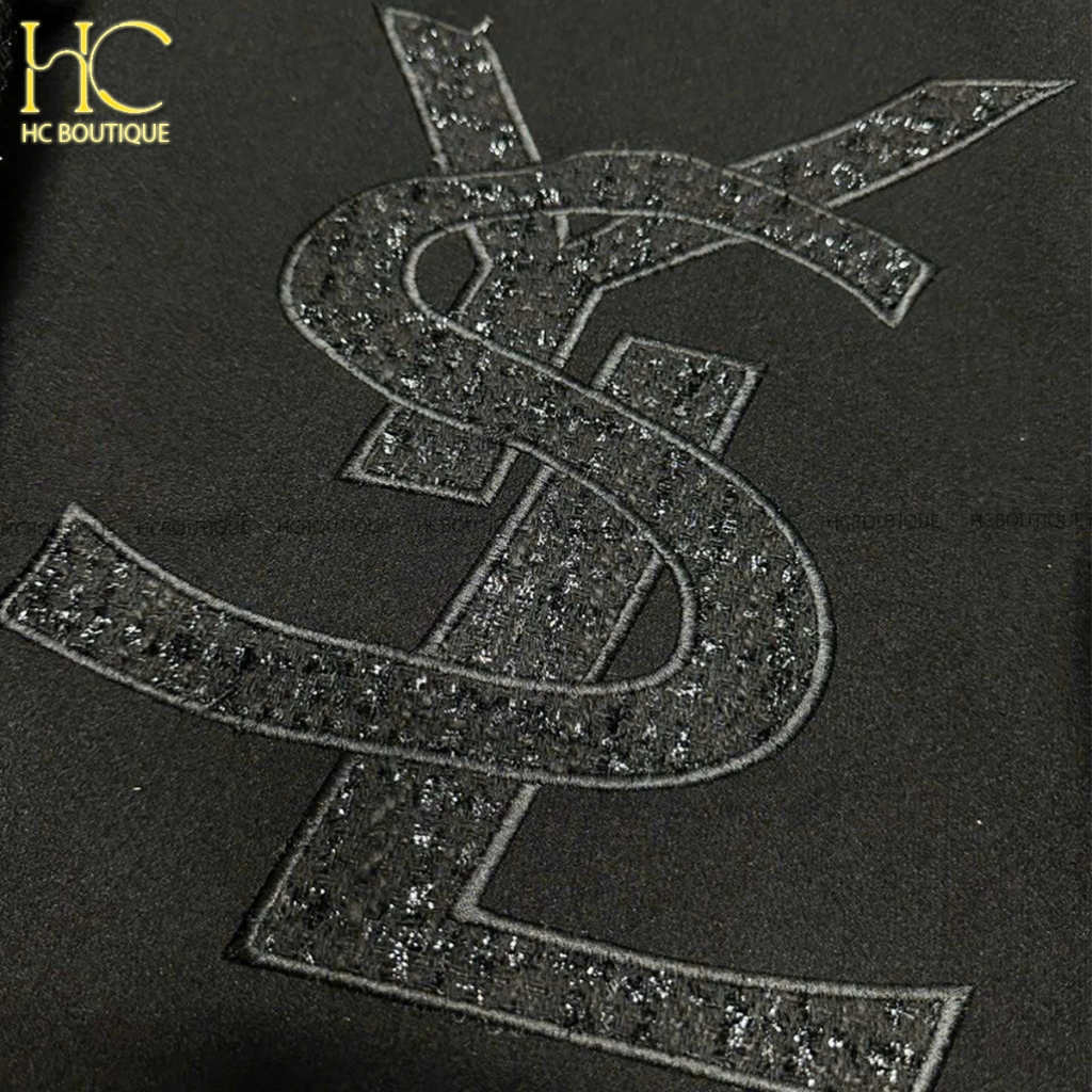 Áo bomber YLS vải tàu cao cấp, áo khoác kim tuyến nam nữ cao cấp full tag mac