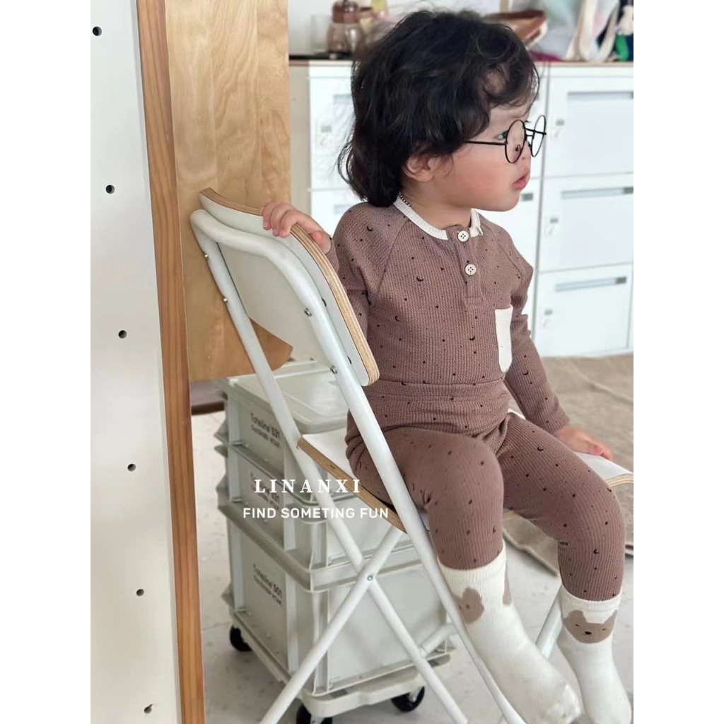 Bộ thun tăm dài tay hàng QC họa tiết siêu đẹp cho bé. bộ thun tăm mặc thu đông cho bé chất đẹp