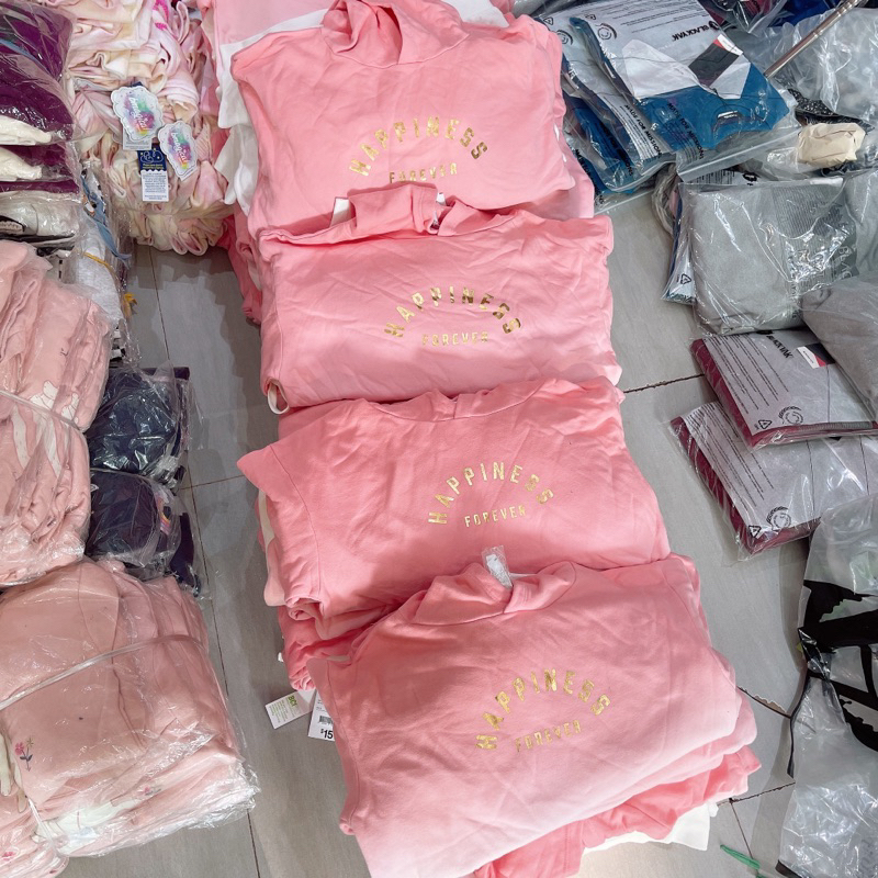 Bộ nỉ hồng loang màu