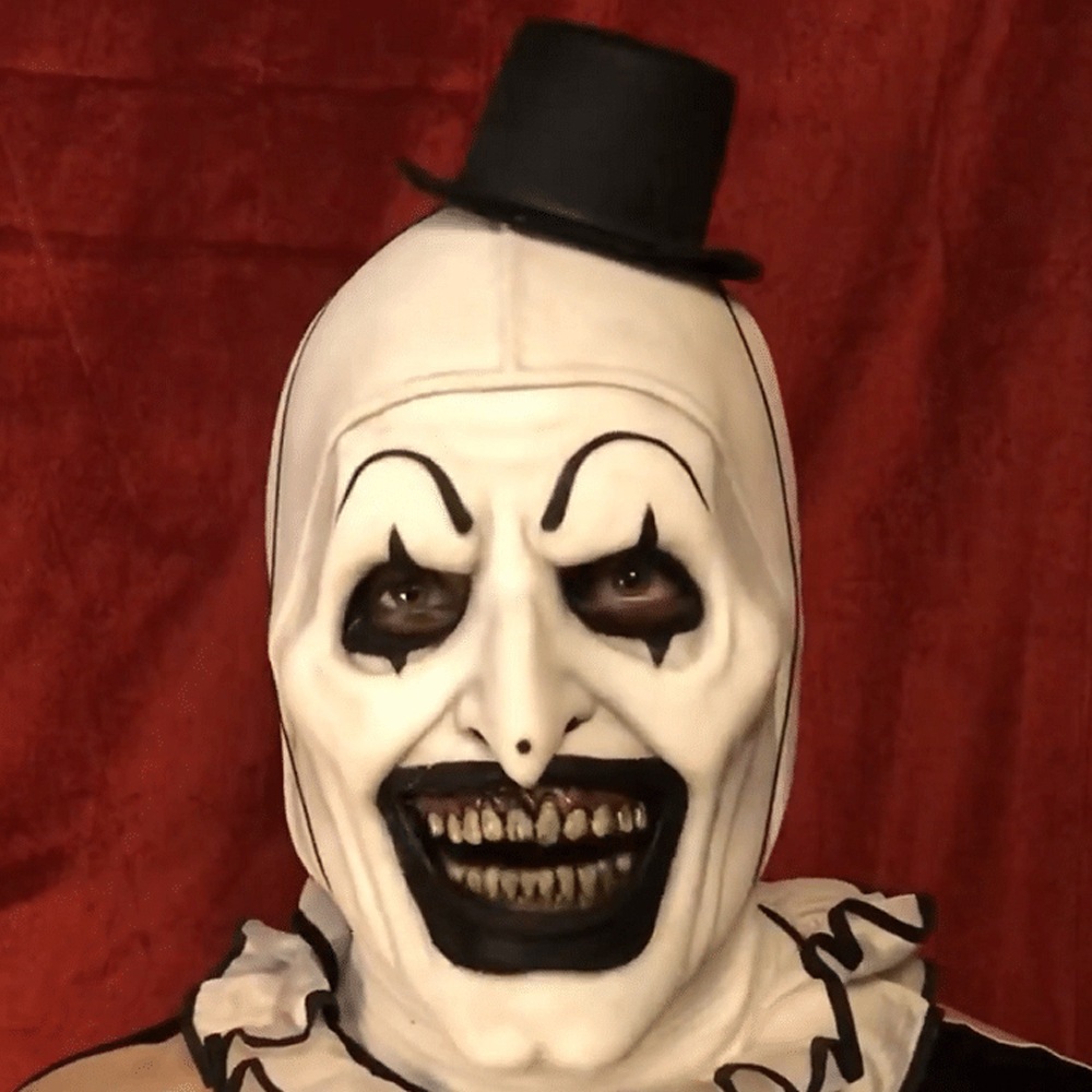 Mặt nạ trùm đầu hoá trang nhân vật hề ma quái cosplay Halloween