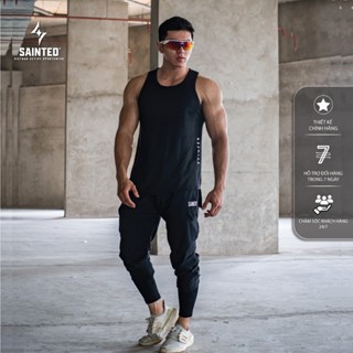 Áo ba lỗ Sainted Basic Rolling Tank tập gym nam form cực chuẩn cho người Việt