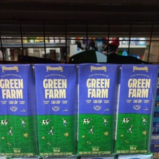 Sữa tươi tiệt trùng Green Farm rất ít đường vinamilk 180ml