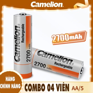  Combo 4 viên Pin sạc AA Camelion 2700mAh - Pin công suất cao mạnh mẽ 