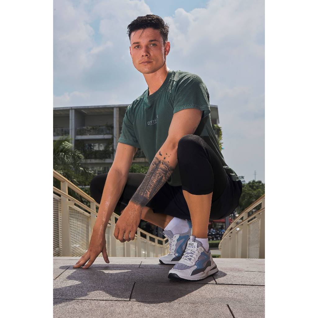 Áo thun nam SIMPLE phong cách thể thao, tay ngắn, thoáng khi - Thương hiệu DYNAMIX