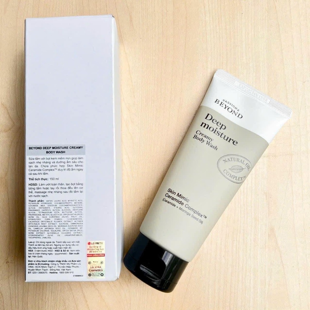 Sữa tắm Beyond Deep Moisture Creamy Body Wash 150ml - Chính hãng LGVina tem hidden tag check