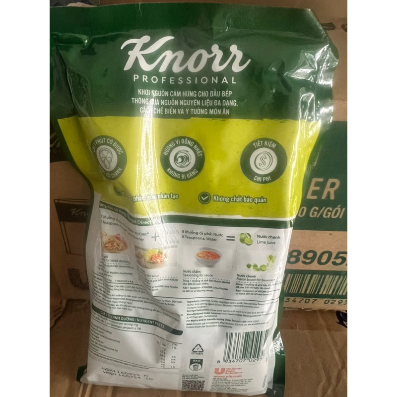 BỘT CHANH KNORR GÓI 400G