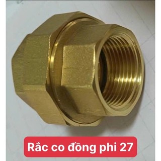 Rắc co đồng thau .phi 27.