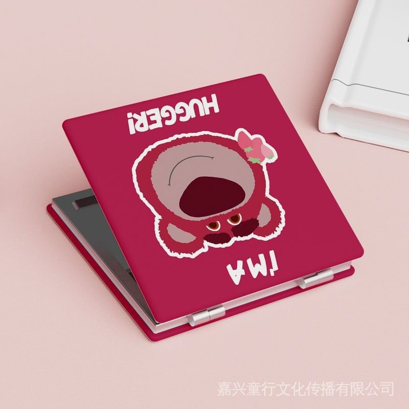 GƯƠNG CẦM TAY MINI 2 MẶT HÌNH GẤU LOTSO