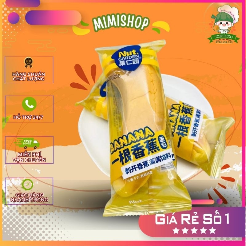 SỈ 2kg Bánh Bông Lan Chuối - Khoai Môn- Phomai- Hamburger siêu ngon hót hít Tik tok