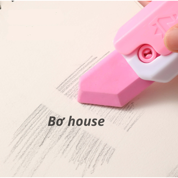 Tẩy bút chì hình dao cà rốt in 3D dễ thương nhiều màu sắc giải tỏa stress