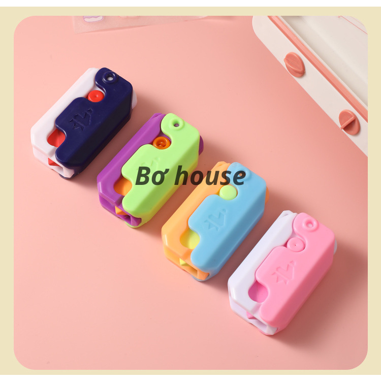 Tẩy bút chì hình dao cà rốt in 3D dễ thương nhiều màu sắc giải tỏa stress